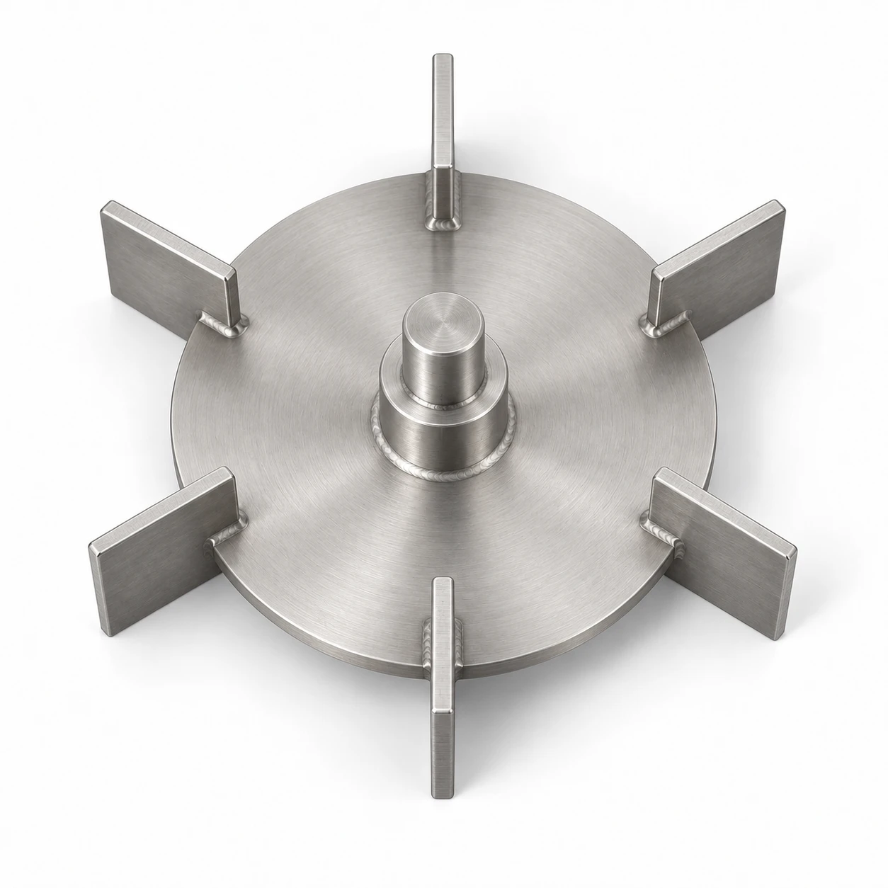 Six-blade Rushton disc turbine — illustrative image